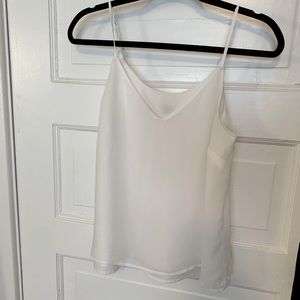 White sleeveless tank